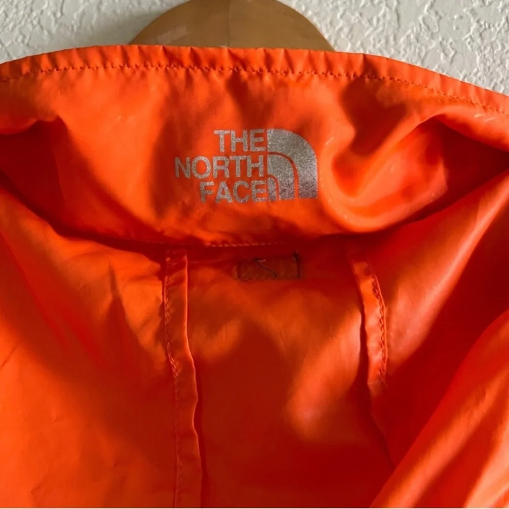 The North Face Orange Lightweight Nylon Windbreaker Packable Jacket Size XXL - Picture 6 of 15